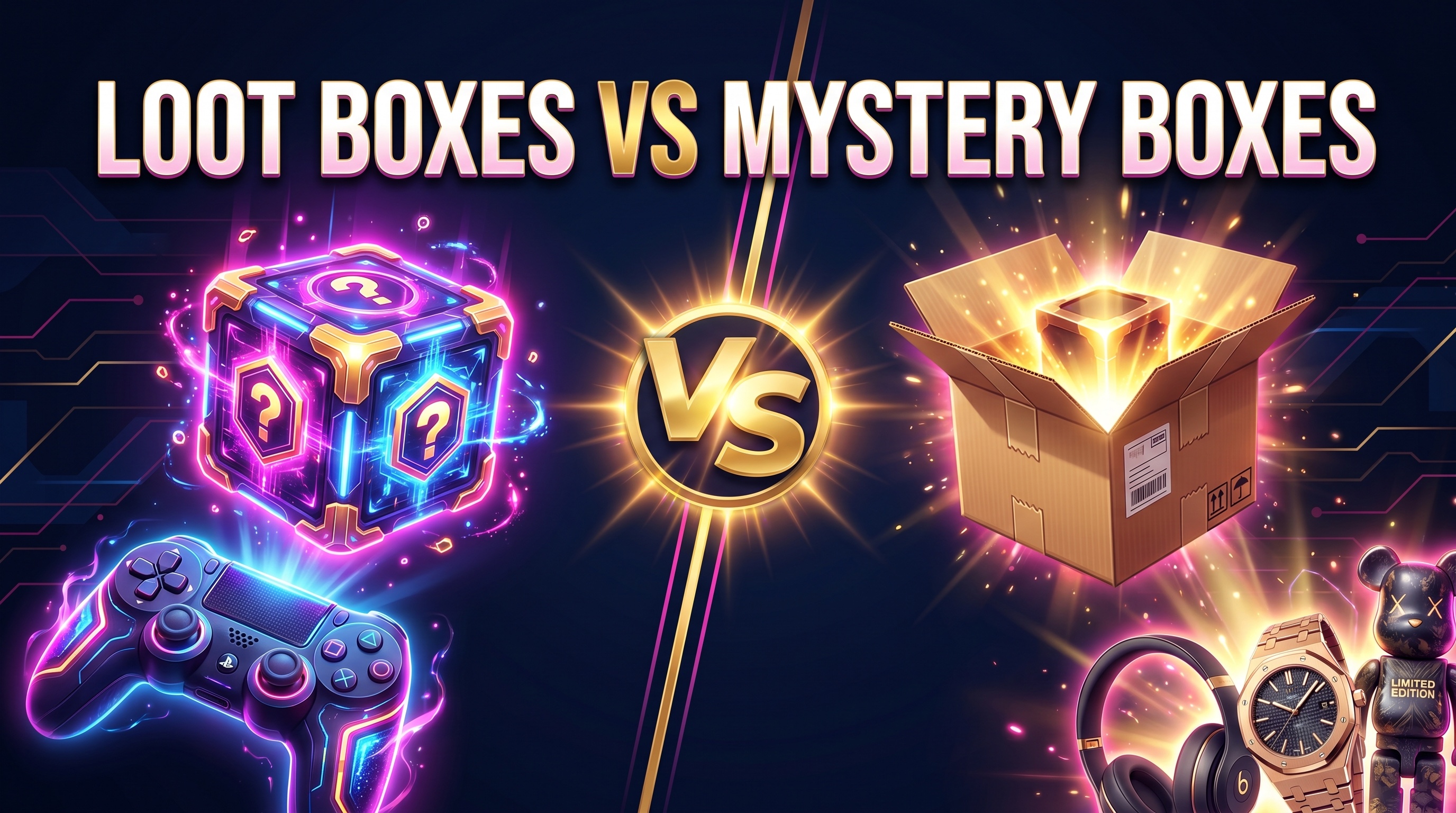 Loot boxes vs mystery boxes difference