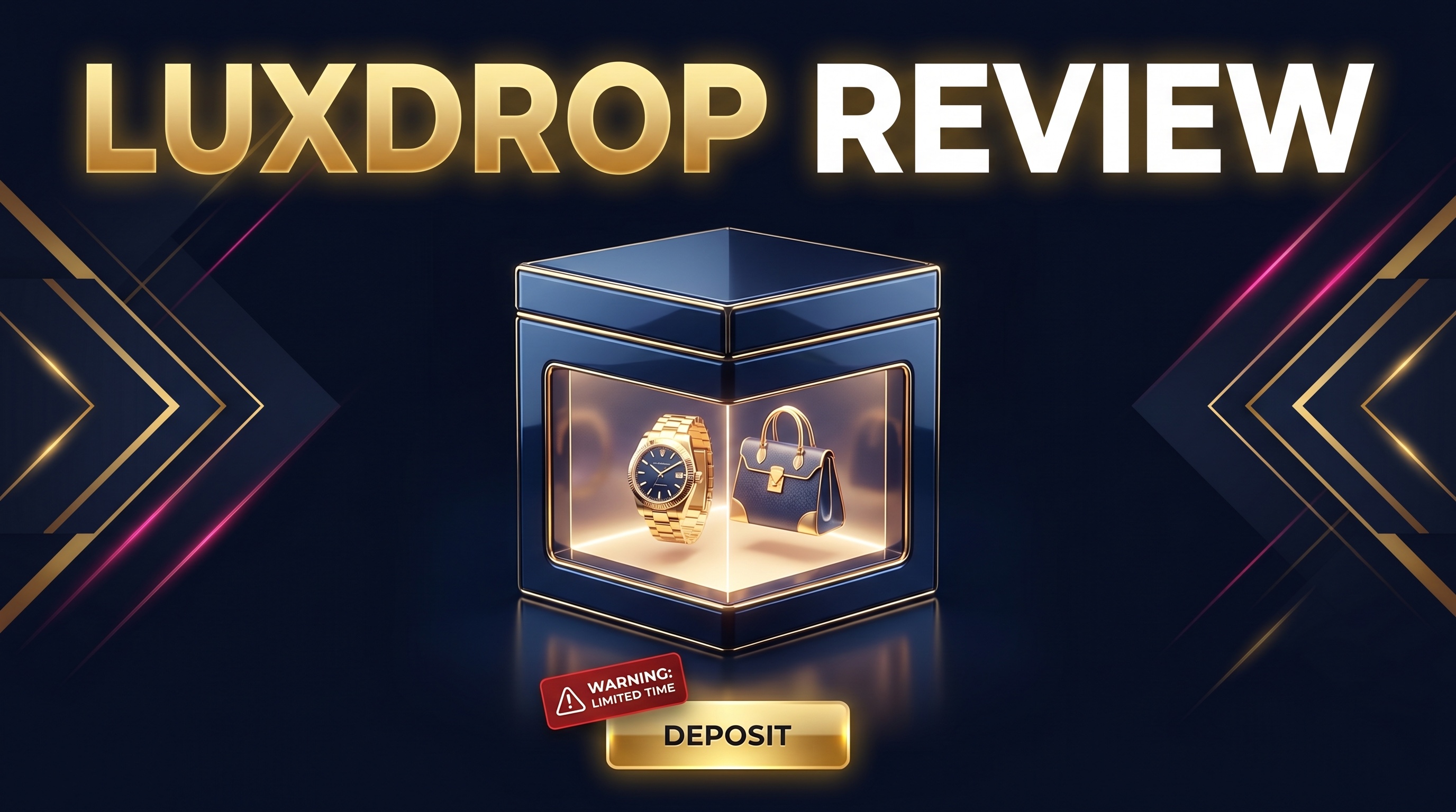 LuxDrop review 2026 deposit catch
